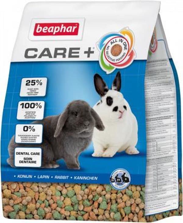 Beaphar Care+ Kaninfoder til kaniner - 1,5 kg