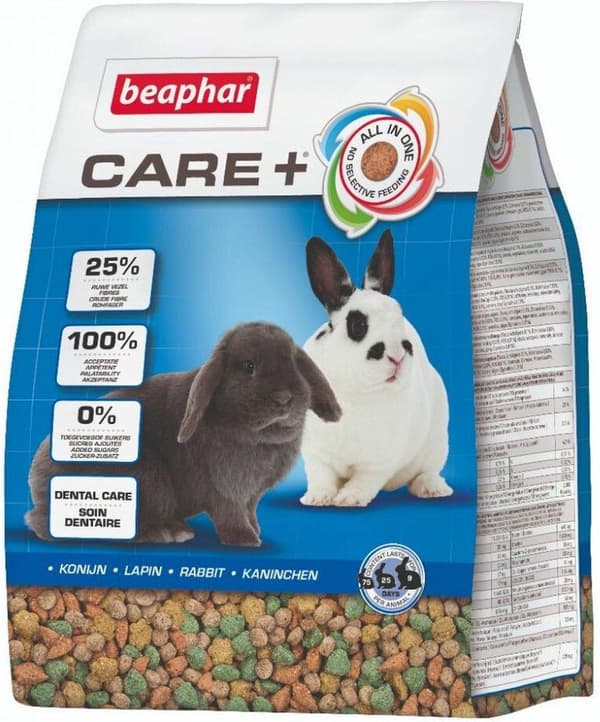 Beaphar Care+ Kaninfoder til kaniner - 1,5 kg
