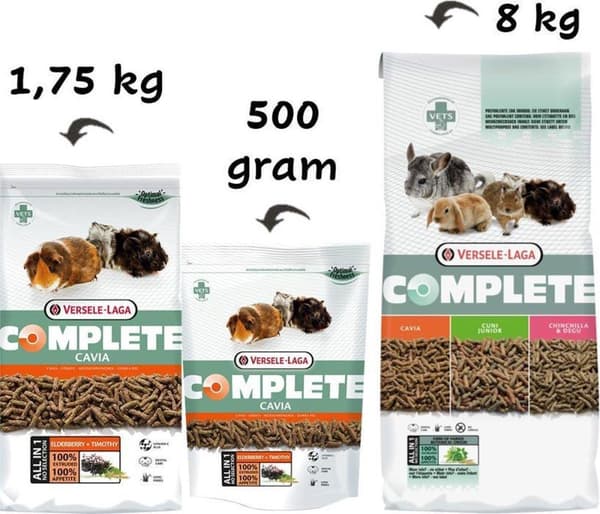 Versele-Laga Cavia Komplett Snack 1,75 kg marsvin