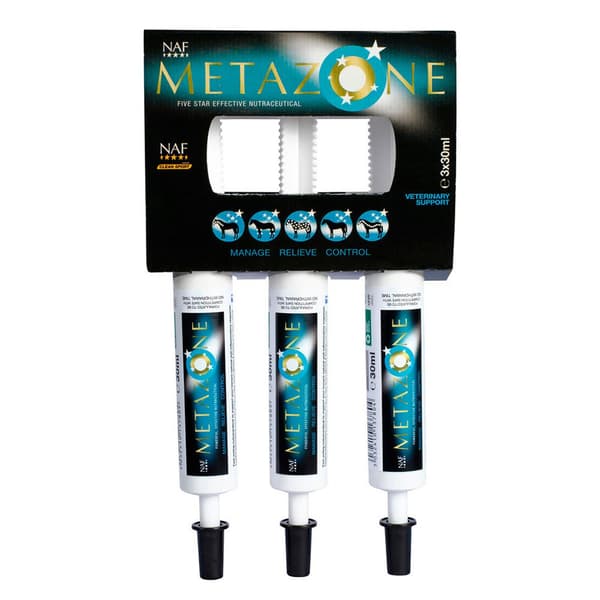 Naf Equine Ruiskut Metazone 30ml Täydentävä Ruokaa Kirkas