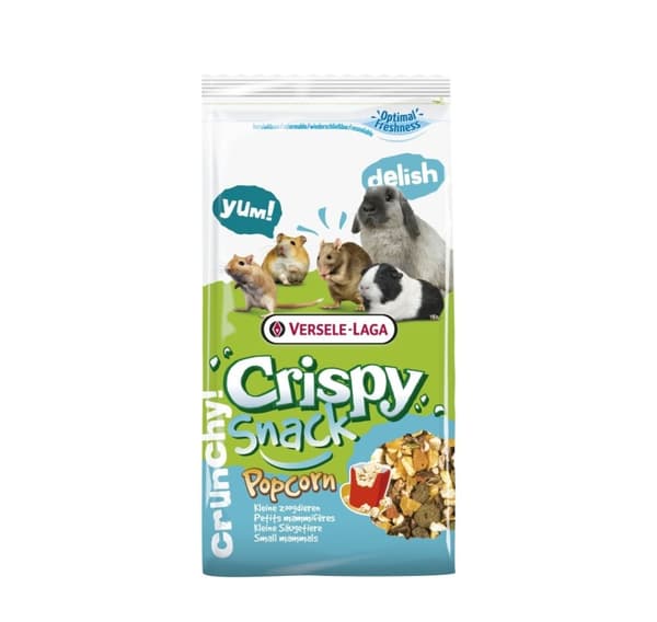 Sprø snack Popcorn Velsmakende og lett snacks til kaniner og gnagere 650g