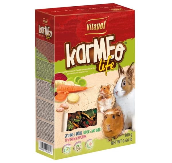 Supplerende vegetabilsk foder til gnavere og kaniner 300g