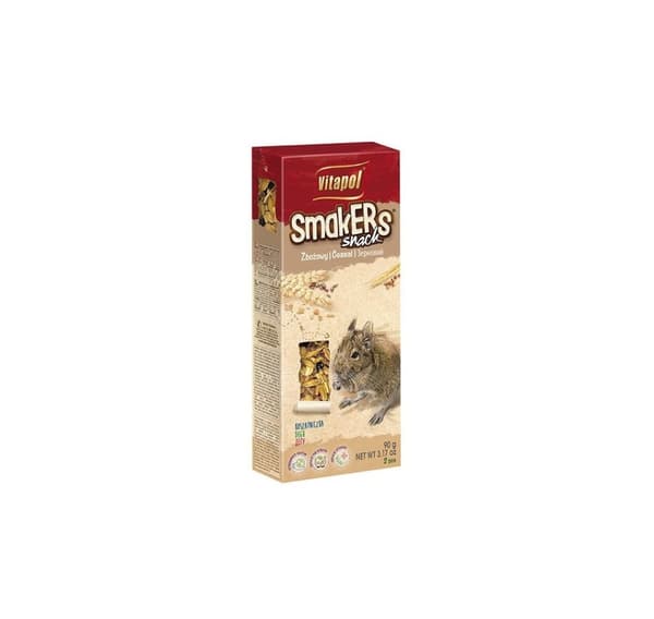 Godbid til degus SMAKERE med korn 2 stk 90g