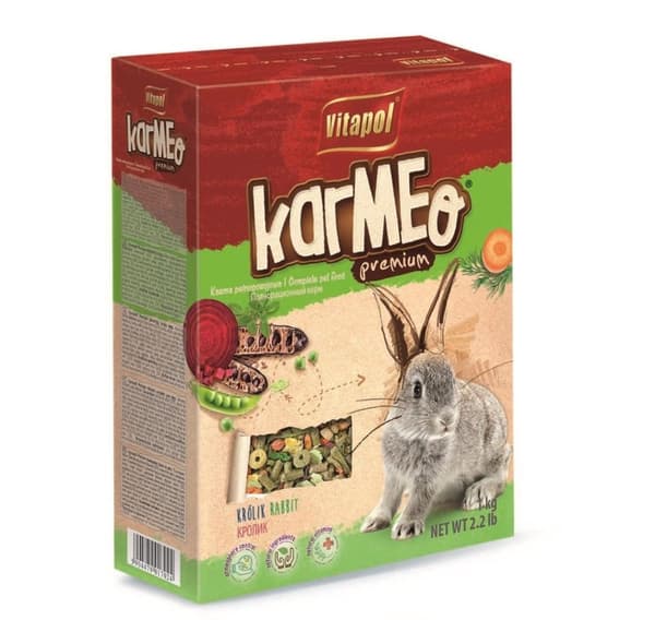 Fuldfoder KARMEO til kaniner 1 kg