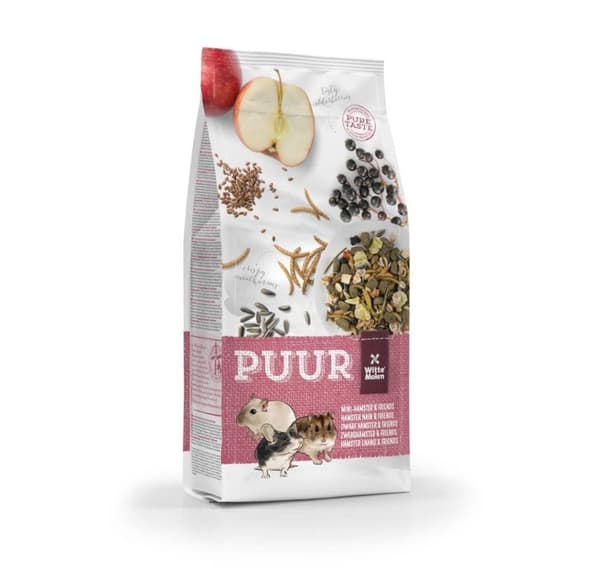 Fuldfoder PUUR Dwarf Hamster & Friends 400g til dværghamstere