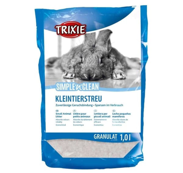 Simple'n'Clean silikatstrøelse, granulat, 400 g, 1 l