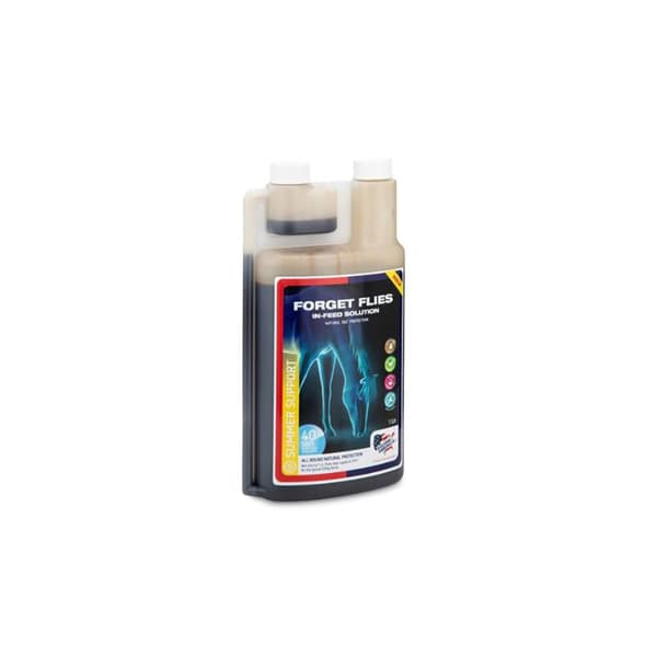Equine America Forget Flies In-feed 1l Ratkaisu