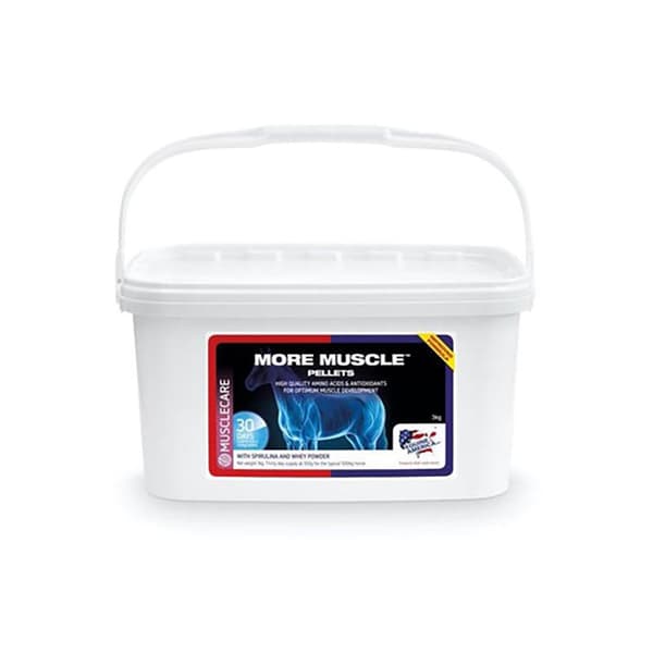 Equine America More Muscle Pellets 3kg Supplerende Mad