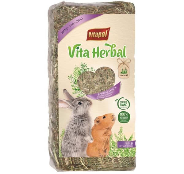 Hø til gnavere og kaniner 800g