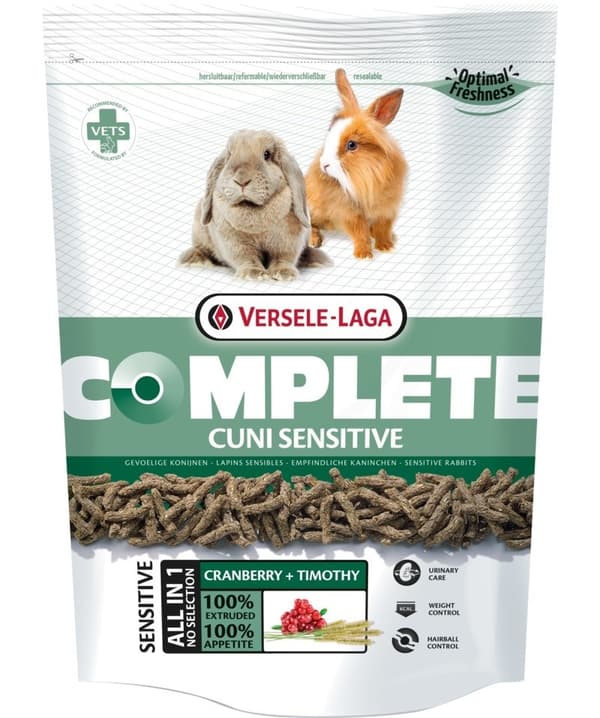 VERSELE LAGA Complete Cuni Sensitive - Foder til kaniner - 1,75 kg