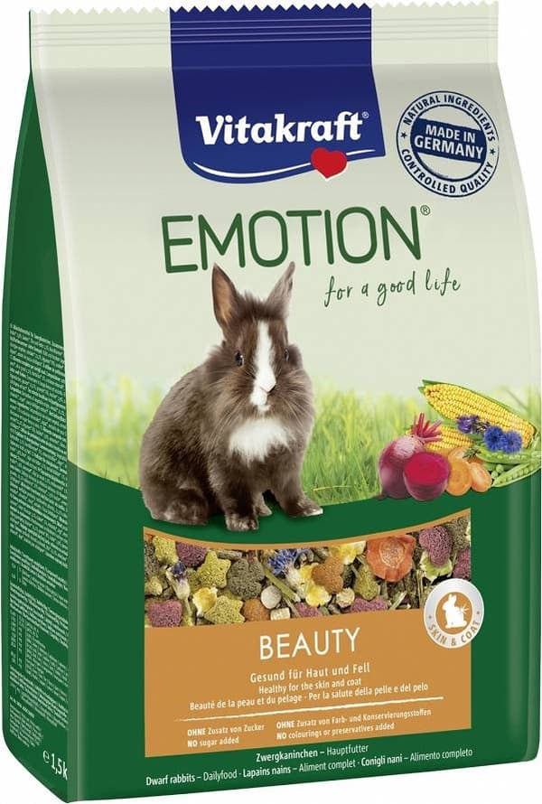 VITAKRAFT EMOTION BEAUTY - tørfoder til kanin - 600 g
