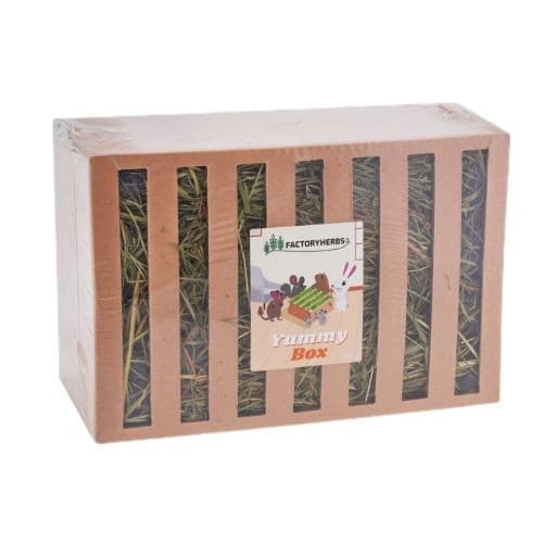 FACTORYHERBS Yummy Box - foderautomat med hø - 350g