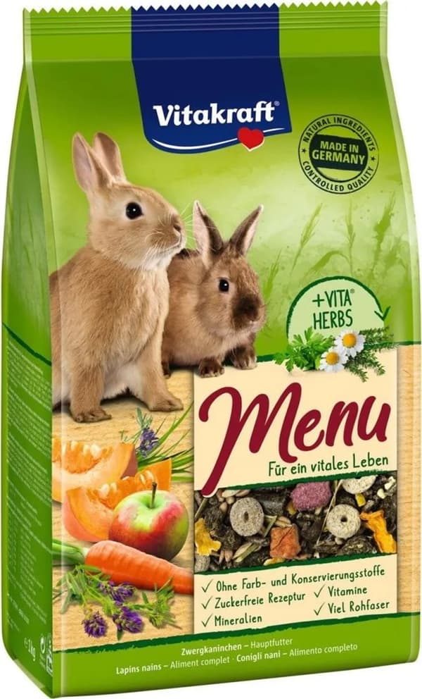 VITAKRAFT MENU VITAL 3 kg foder til marsvin