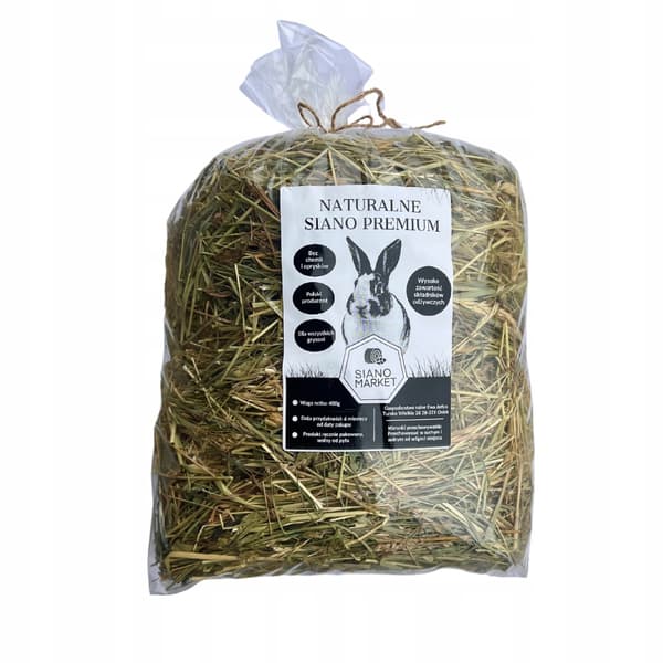 Naturligt Premium Hø 400 g til kaniner, marsvin og gnavere