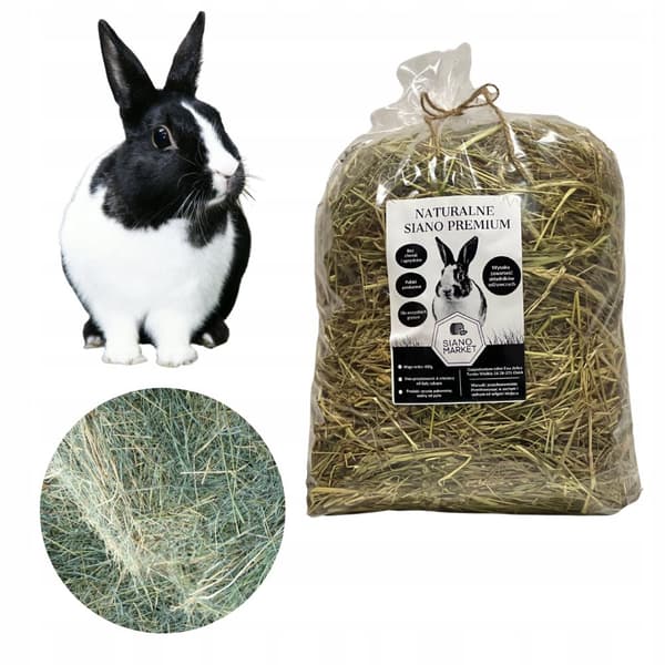 Naturligt Premium Hø 400 g til kaniner, marsvin og gnavere