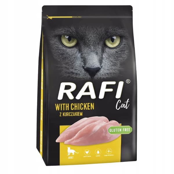 Rafi CAT Torrfoder för katter KYCKLING 7 kg