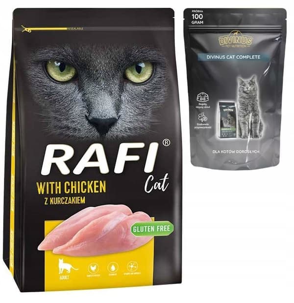 Rafi CAT Torrfoder för katter KYCKLING 7 kg