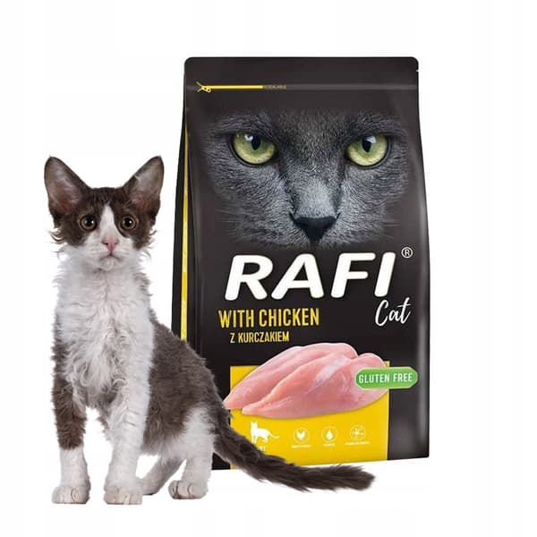 Rafi CAT Torrfoder för katter KYCKLING 7 kg