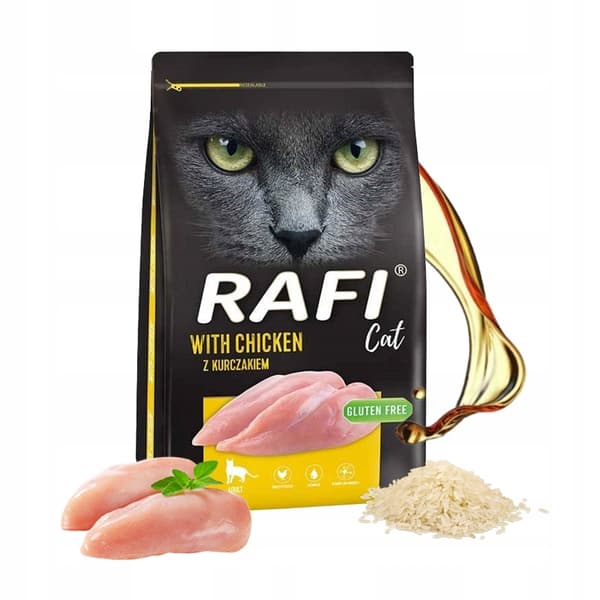 Rafi CAT Torrfoder för katter KYCKLING 7 kg