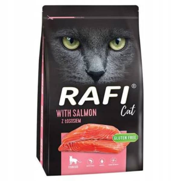 Rafi CAT Steriliserat Torrfoder för katter LAX 7 kg