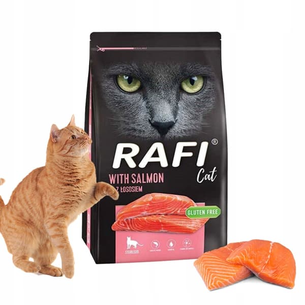 Rafi CAT Steriliserat Torrfoder för katter LAX 7 kg