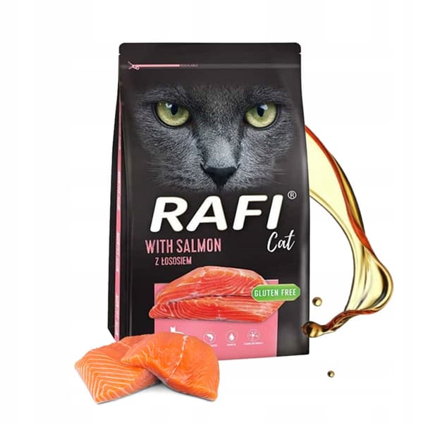 Rafi CAT Steriliserat Torrfoder för katter LAX 7 kg