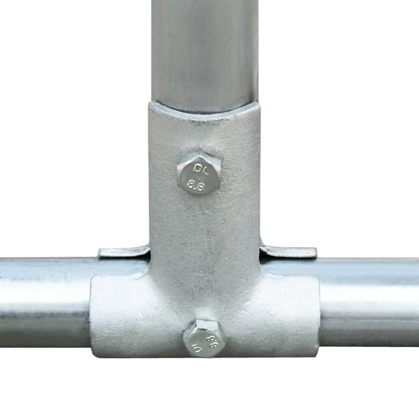 vidaXL hønsegård 8x2x2 m galvaniseret stål
