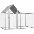 Miniatyrbilde 1 av 6: vidaXL Hønsehus 2x1x1,5 m galvanisert stål