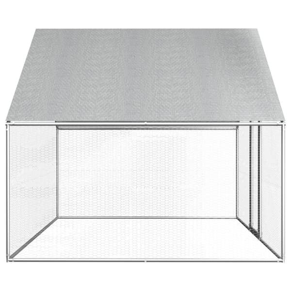 vidaXL udendørs hønsebur 2,75x2x1,92 m galvaniseret stål
