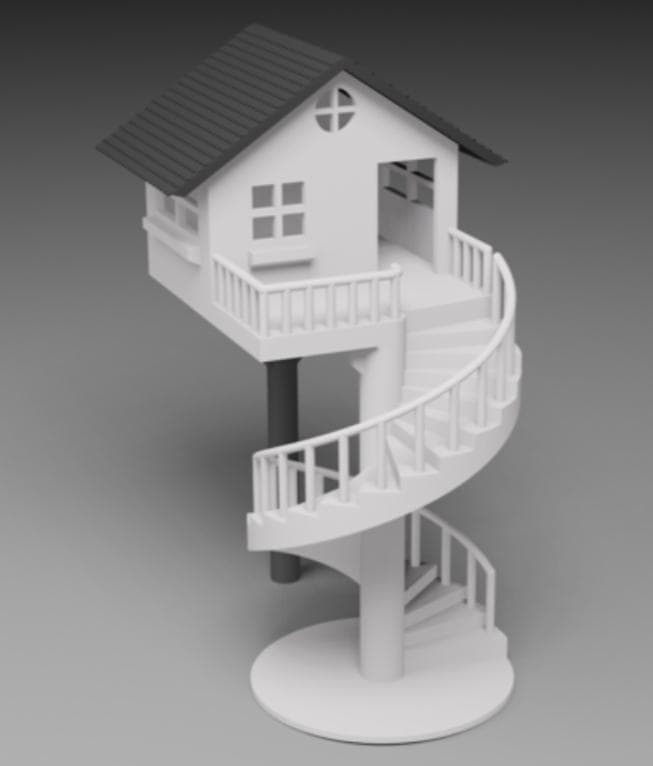 Amazing Hamster house, with spin stairs 12 colors available
