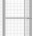 Pikkukuva 4 / 5: vidaXL Kissahäkki 3x1,5x2,5 m galvanoitu teräs