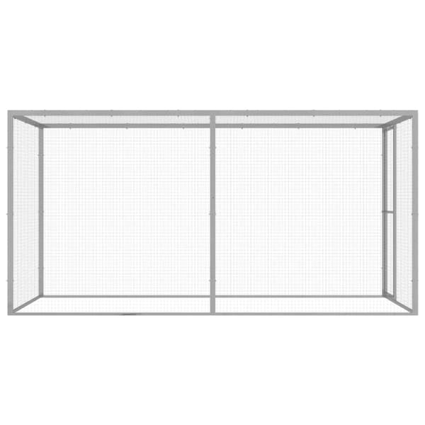 vidaXL kattebur 3x1,5x1,5 cm galvaniseret stål
