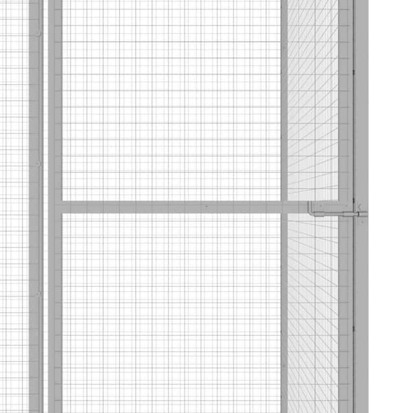 vidaXL kattebur 3x1,5x1,5 cm galvaniseret stål