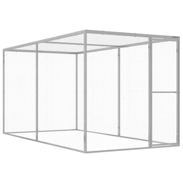 vidaXL kattebur 3x1,5x1,5 cm galvaniseret stål