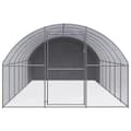 Miniatyrbillede 2 af 9: vidaXL hønsehus 3x8x2 m galvaniseret stål