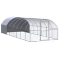 Miniatyrbillede 1 af 9: vidaXL hønsehus 3x8x2 m galvaniseret stål