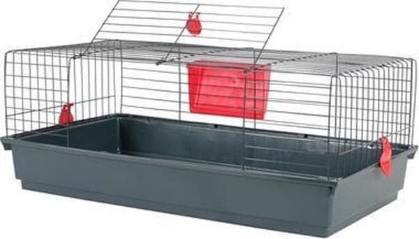 ZOLUX Cage CLASSIC 100 cm färg: grå/röd