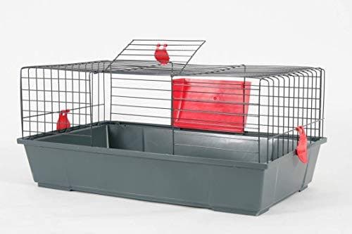 ZOLUX Bur för stora gnagare CLASSIC 80 cm grå/röd