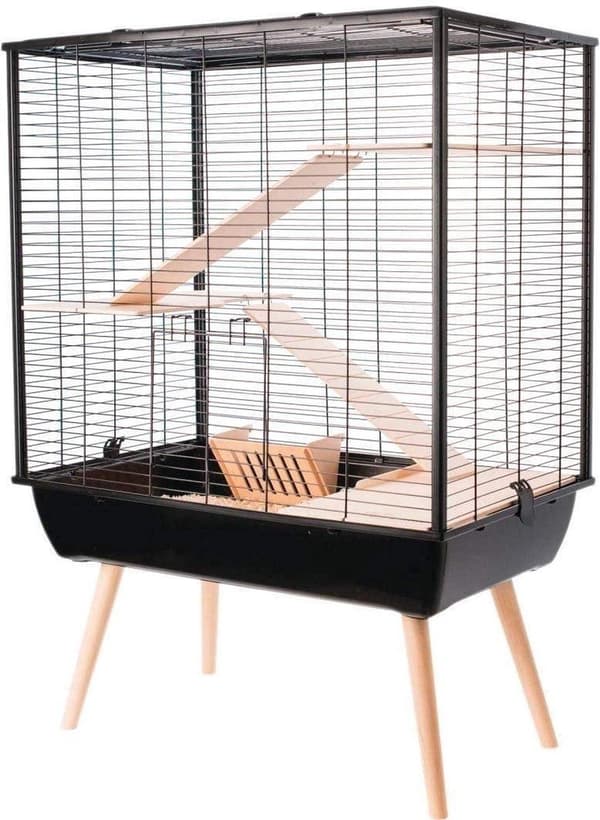 Zolux Cage Neo Cozy Large Rodents H80, sort farve