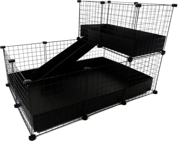 C&C Modularbur 3x2 + Loft 2x1 + sort rampe
