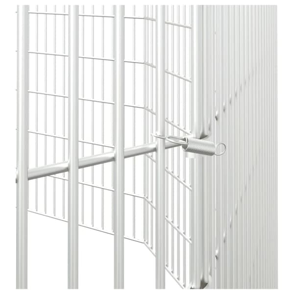 vidaXL 10-panels kaninbur 54x80 cm galvaniseret jern
