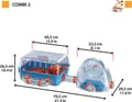 Miniatyrbillede 6 af 9: FERPLAST Combi 2 - Bur