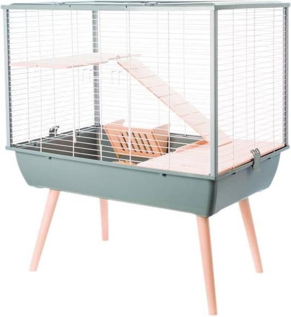 Zolux Cage Neo Muki Large Gnavere H58, grå farve
