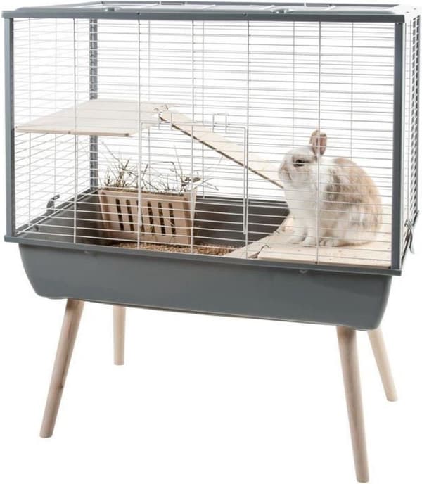 Zolux Cage Neo Muki Large Gnavere H58, grå farve