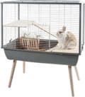 Miniatyrbillede 4 af 4: Zolux Cage Neo Muki Large Gnavere H58, grå farve