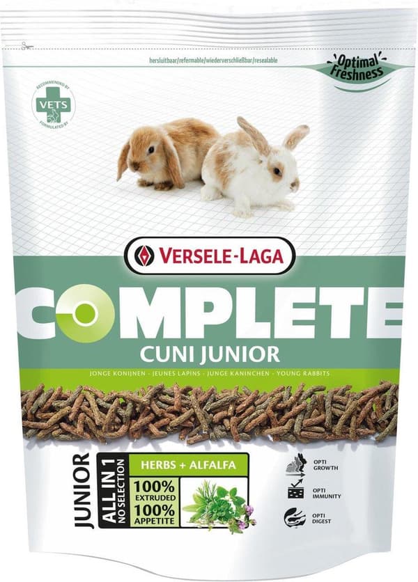 VERSELE LAGA Complete Cuni Junior - Foder til kaniner - 500 g