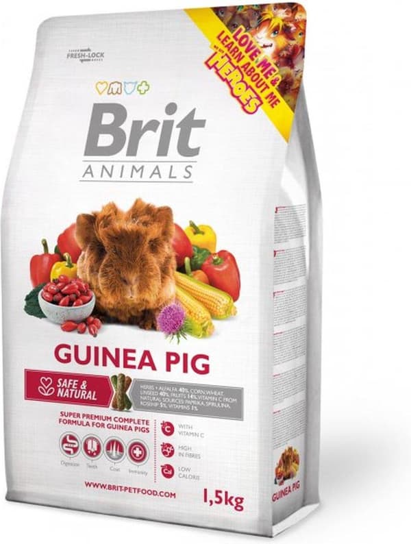 BRIT Animals Marsvin Complete - tørfoder til marsvin - 1,5 kg