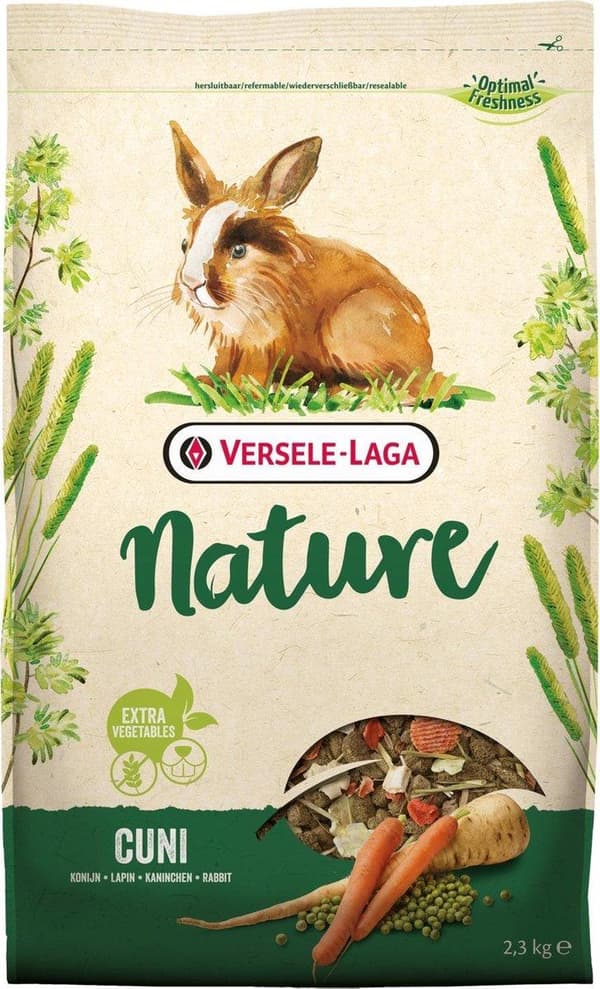 VERSELE LAGA Nature Cuni - Foder til kaniner - 2,3 kg