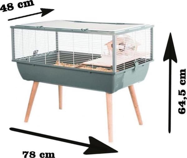 Zolux Cage Neo Nigha H36, Grå