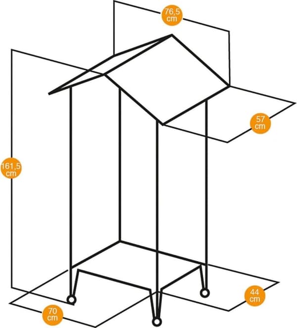 FERPLAST Nota Aviary - 161,5 cm